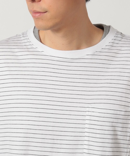 tシャツ ボーダーワッフルレイヤーT / 323577 メンズ | LAKOLE | 15
