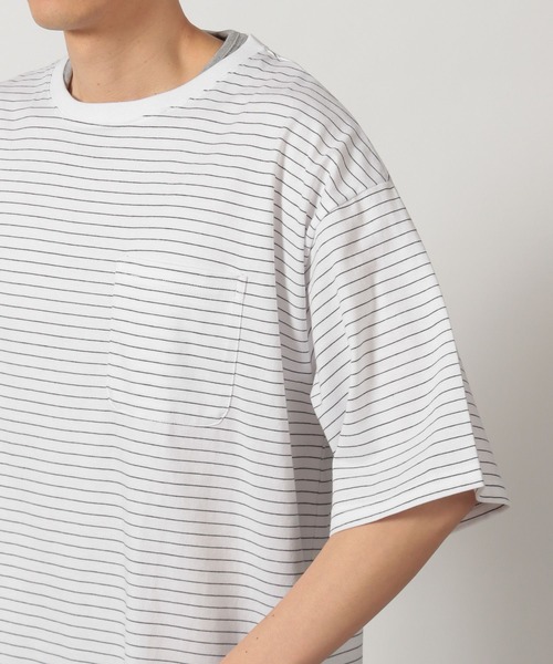 tシャツ ボーダーワッフルレイヤーT / 323577 メンズ | LAKOLE | 16