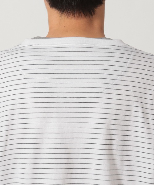 tシャツ ボーダーワッフルレイヤーT / 323577 メンズ | LAKOLE | 19
