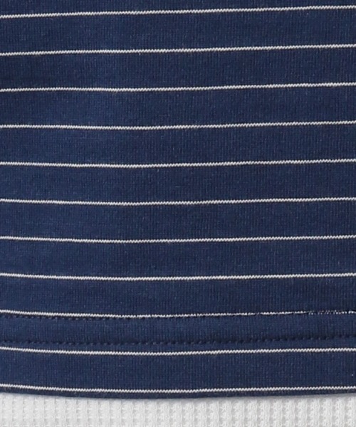 tシャツ ボーダーワッフルレイヤーT / 323577 メンズ | LAKOLE | 22