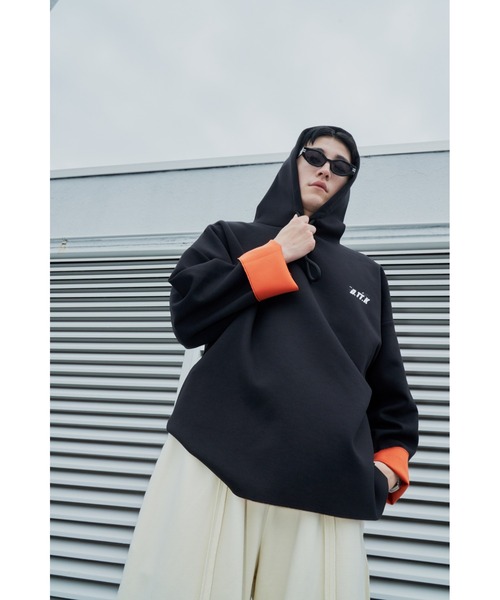 D.TT.K 「D.TT.K」 プルオーバーパーカー LARGE ブラック