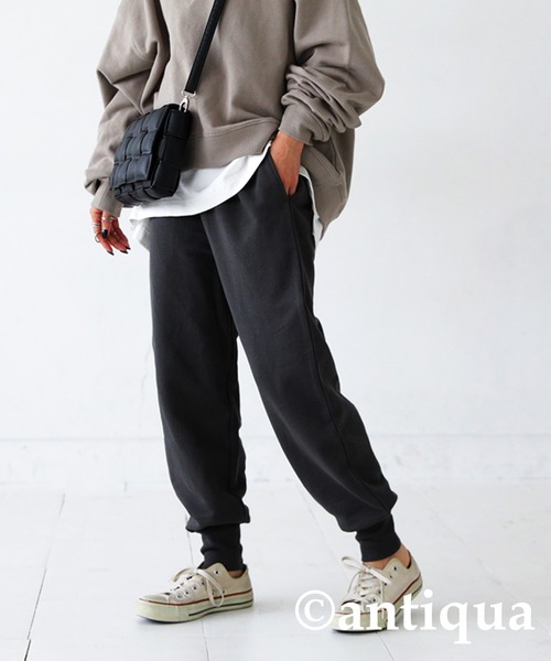 antiqua /tree cafe  アンティークパンツ antiqua 「antiqua」 「tree cafe」スウェットパンツ LXL