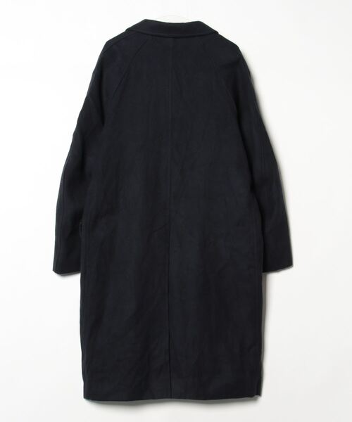 「WYM LIDNM」 チェスターコート L ネイビー メンズ_画像2