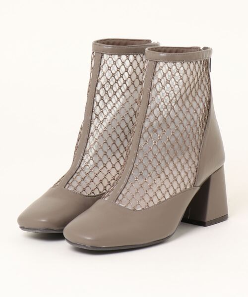 「byあしながおじさん」 ショートブーツ 23.5cm アイボリー レディース_画像6