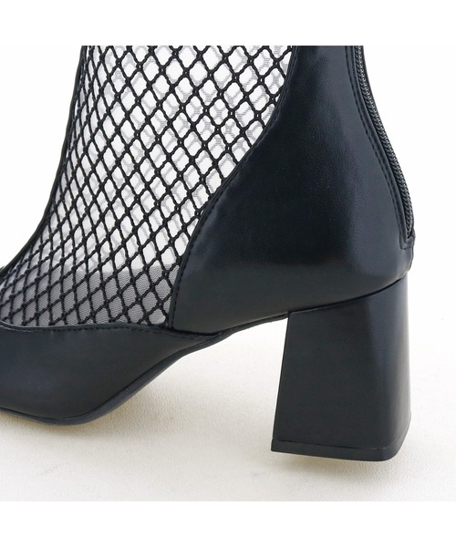 「byあしながおじさん」 ショートブーツ 23.5cm アイボリー レディース_画像8