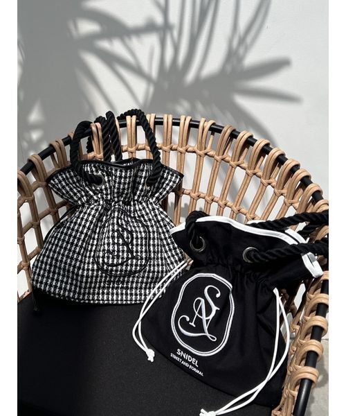 snidel ロープトートバッグ SNIDEL トートバッグ 「WEB限定」ロープトートバッグ レディース
