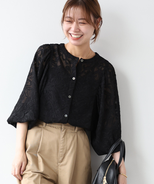 「JOURNAL STANDARD relume」 ドルマンスリーブブラウス FREE ブラック レディース JOURNAL STANDARD relume 「JOURNAL relume」 ドルマンスリーブ