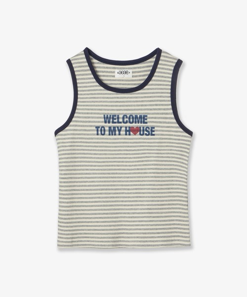 tシャツ WELCOME TO MY HOUSE SLEEVELESS レディース メンズ