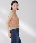 サマーニット ニット セーター テープヤーンメ...の詳細画像3