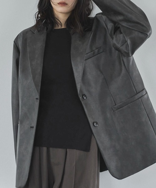 PETRIZIA PEPE 馬革 レザー テーラードジャケット PETRIZIA PEPE 馬革