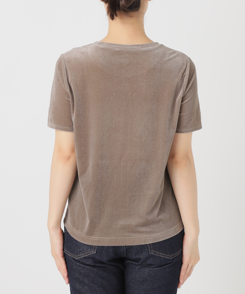 「SLOBE IENA」 半袖Tシャツ FREE グレー レディース SLOBE IENA 「SLOBE IENA」 半袖Tシャツ FREE グレー レディース