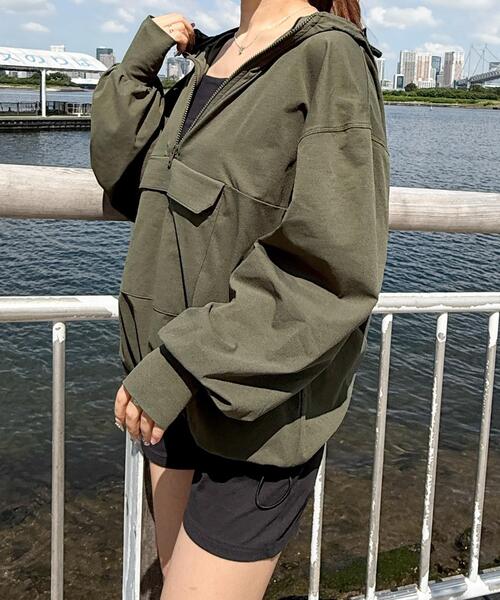WEGO ラッシュガード WEGO/「25年春夏新作」ハーフZIPラッシュ