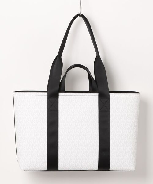 MICHAEL KORS トートバッグ MKシグネチャー レザーハンドル Michael Kors マイケルコース MKシグネチャー トートバッグ