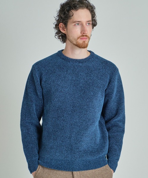MEN'S BIGI（メンズビギ） セーター ニット メランジ調モールニット