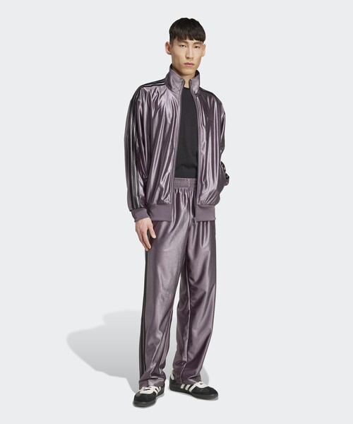 adidas アディダス アウタートップ シルバー(光沢)半袖 防風軽量★レア adidas ブルゾン アウター adidas/アディダス METAL FIREB TT