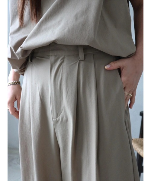 TRUNC 88 パンツ Ice Touch Wide Pants レディース : ZOZOTOWN