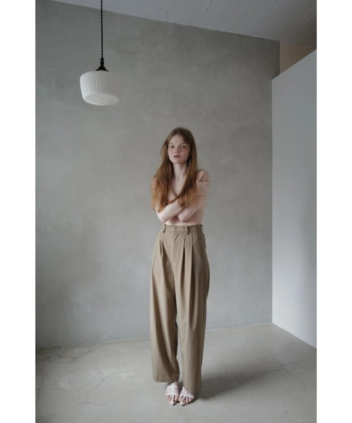 パンツ Double Waist Curve Pants / trunc88 TRUNC 88（トランクエイティーエイト）の「Center Line Curve