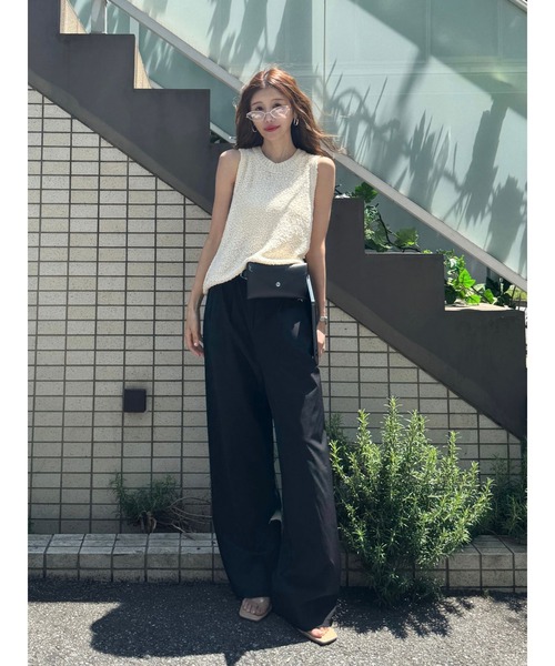 TRUNC 88 パンツ Ice Touch Wide Pants レディース : ZOZOTOWN