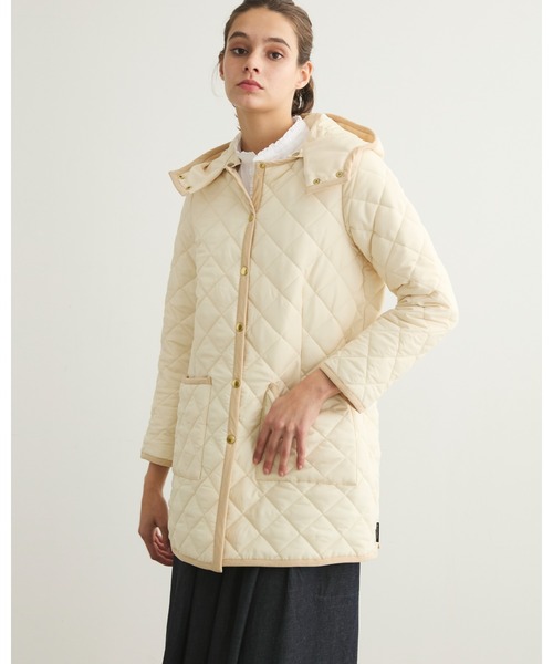 Traditional Weatherwear ロングコート 36 アイボリー Traditional Weatherwear（トラディショナル ウェザーウェア） コート