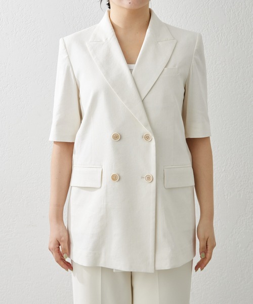 Whim Gazette（ウィム ガゼット） テーラードジャケット FREE ホワイト