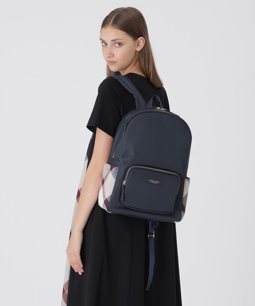 【新品未使用】BLUE LABEL パーシャルクレストブリッジ　リュック BLUE LABEL CRESTBRIDGE デイバック リュック パーシャル