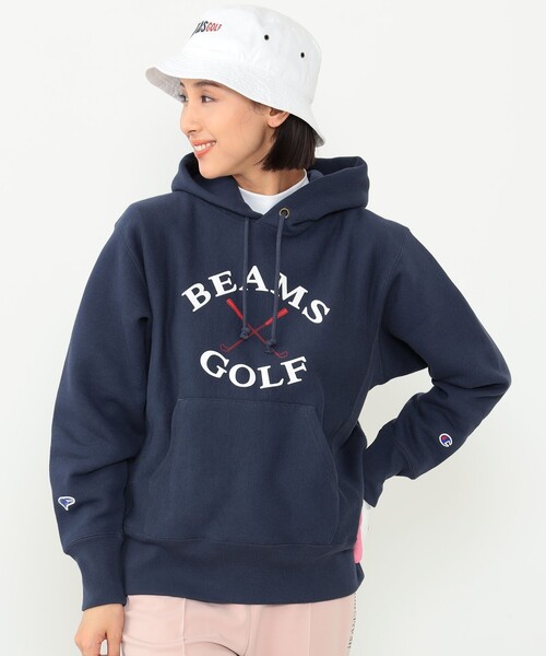 Champion BEAMS GOLF コラボ L BEAMS GOLF（ビームス ゴルフ） 「champion」スウェットカットソー