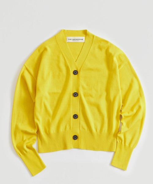 THE SHINZONE（ザ シンゾーン） ニットカーディガン FREE イエロー