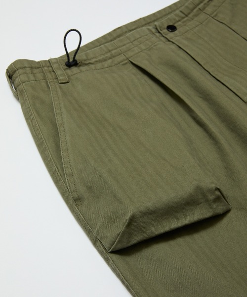 bal（バル） ワイドパンツ パンツ HERRINGBONE CREW PANT メンズ