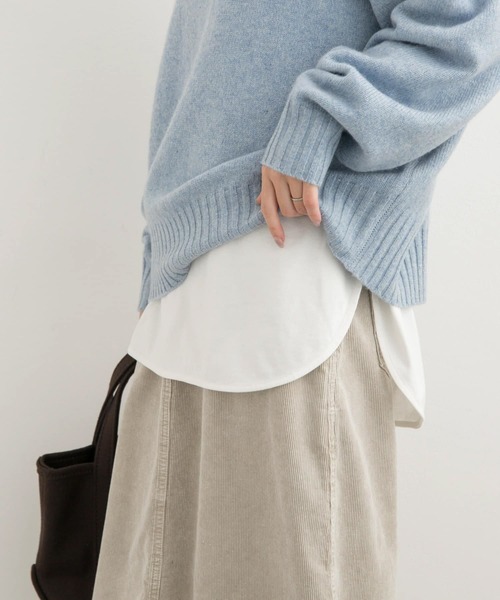 「URBAN RESEARCH DOORS」 長袖カットソー MEDIUM オフホワイト レディース