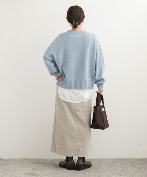 「URBAN RESEARCH DOORS」 長袖カットソー MEDIUM オフホワイト レディース