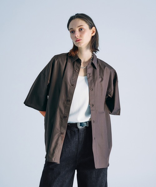 「selle glant」 7分袖シャツ LARGE ブルー メンズ_画像6