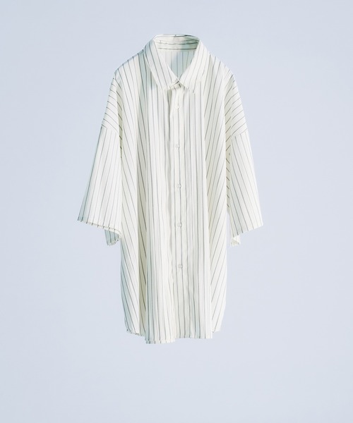 「selle glant」 7分袖シャツ LARGE ブルー メンズ_画像7