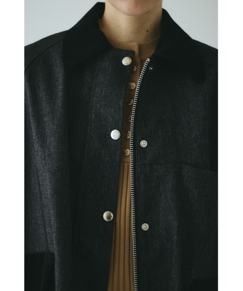 HeRIN.CYE コート アウター Herringbone loose jacket ヘリンボーン