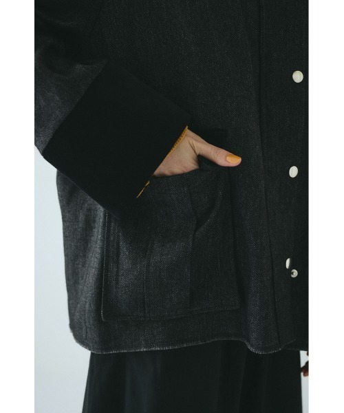 HeRIN.CYE コート アウター Herringbone loose jacket ヘリンボーン