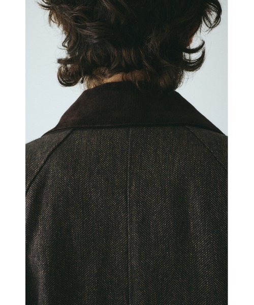 HeRIN.CYE コート アウター Herringbone loose jacket ヘリンボーン