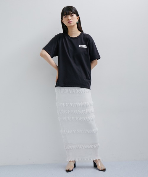 「ADAM ET ROPE'」 半袖Tシャツ FREE ホワイト レディース_画像2