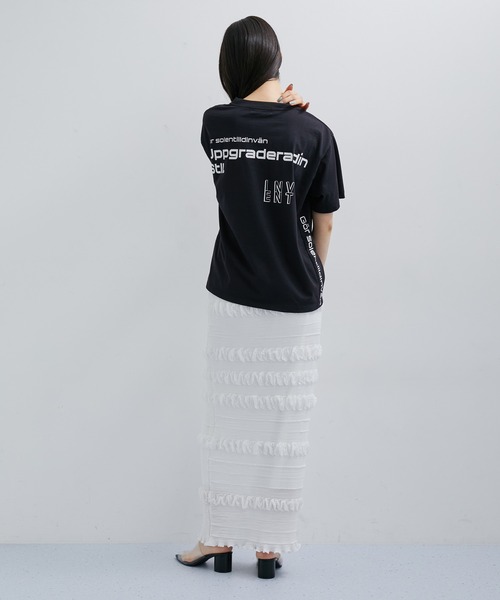 「ADAM ET ROPE'」 半袖Tシャツ FREE ホワイト レディース_画像3