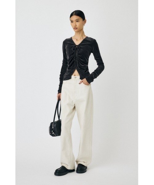 MOUSSY SHEER VELOUR カーディガン マウジー MOUSSY（マウジー） カーディガン SHEER VELOUR CARDIGAN / シアー