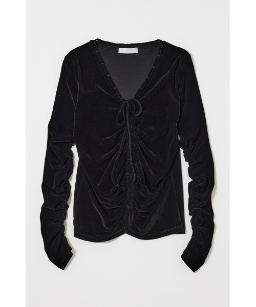 MOUSSY マウジー　SHEER VELOUR カーディガン MOUSSY | SHEER VELOUR カーディガン (Tシャツ・カットソー(長袖