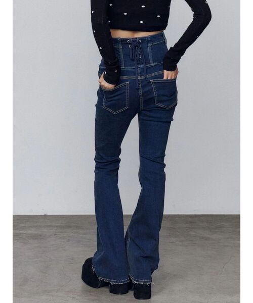 EMODA（エモダ） ジーンズ デニム デニムパンツ スリーレースアップ