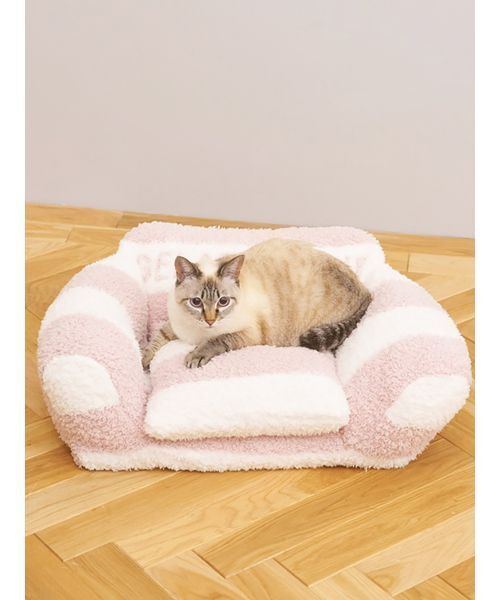 ジェラートピケ キャットアンドドッグ] CAT&DOG ソファー型ベッド gelato pique（ジェラートピケ） 「CAT＆DOG」ジェラートソファ型