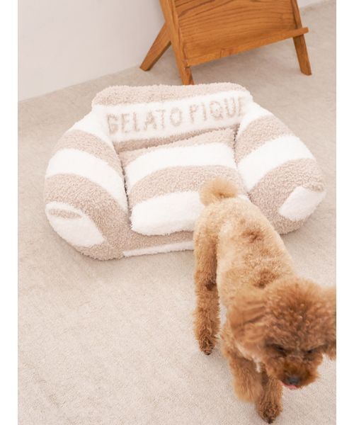 gelato pique（ジェラートピケ） 「CAT＆DOG」ジェラートソファ型