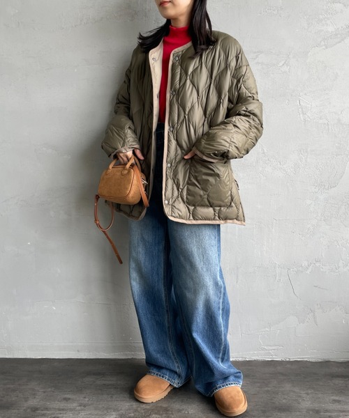 TAION（タイオン） ダウンコート ダウンジャケット 別注 リバーシブル