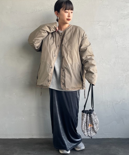 【新品】[TAION/タイオン] 別注 リバーシブル ライトダウンジャケット TAION/タイオン] 別注 リバーシブル ライトダウンジャケット（ダウン