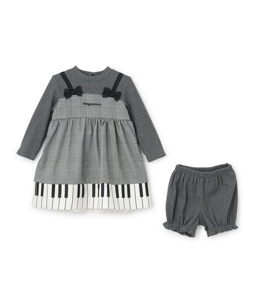 mezzo piano ベビー ピアノワンピース ＆ブルマセット : ZOZOTOWN