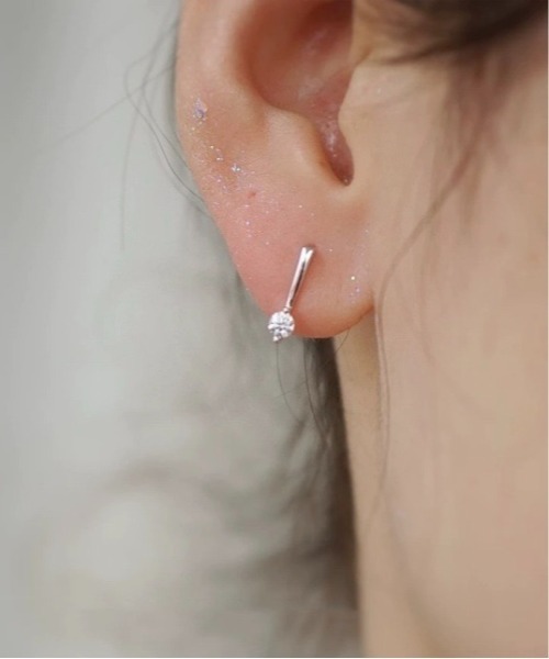 BURNER（バーナー） ピアス 「blatto 925silver」シルバー925 スリム