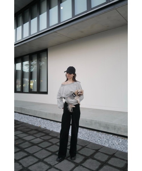 amel（エイメル） トレーナー スウェット オフショルダースエット