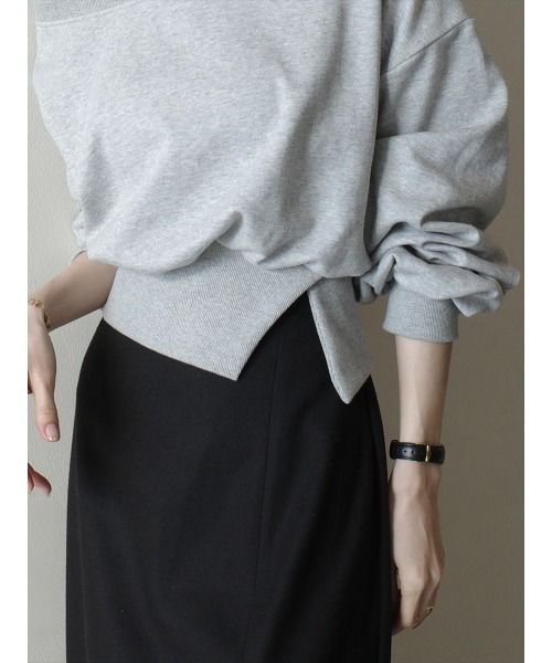 amel トレーナー スウェット オフショルダースエットトップス