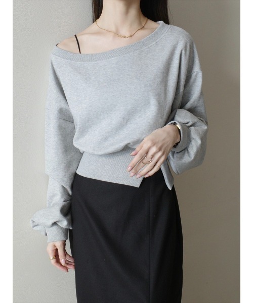 THE TOE Opern オフショルダースウェット THE TOE Opern オフ