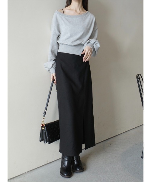 ★イタリア製 MSGM 変形 オフショルダー スウェット トレーナー msgm5-1.jpg